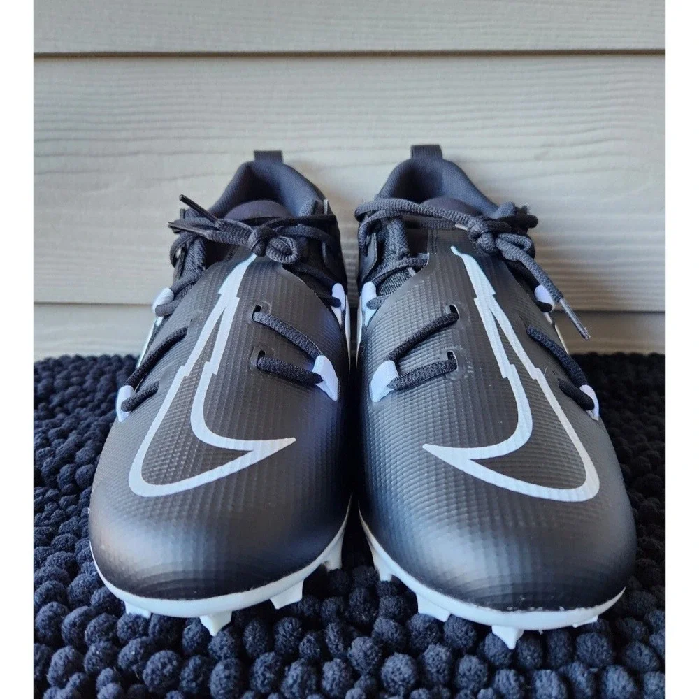 Men's Nike Alpha Menace Pro 3 Mid Football Cleats Black CT6649-001 Size 11
